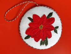 silk poinsetta